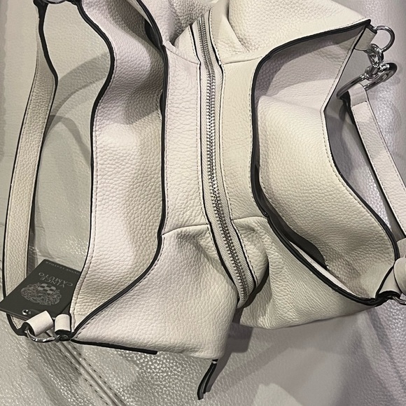 Vince Camuto Gray Hobo Bag with Silver Hardware - Picture 5 of 7